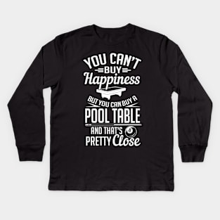 You can buy pool tables Kids Long Sleeve T-Shirt